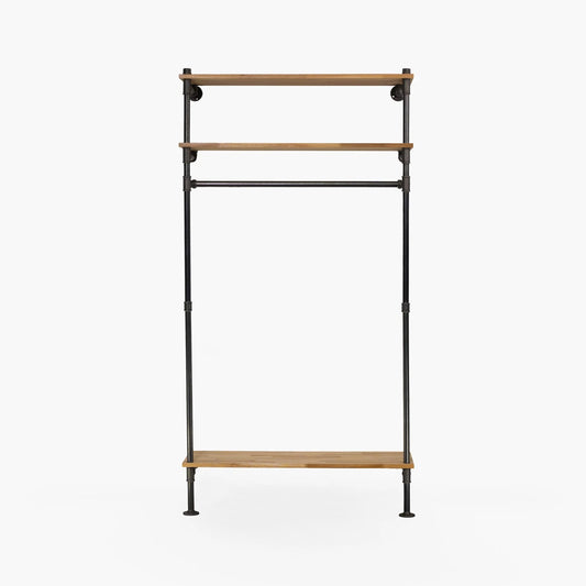 Nino Wandmontierte Gaderobenstange vor weißem Hintergrund