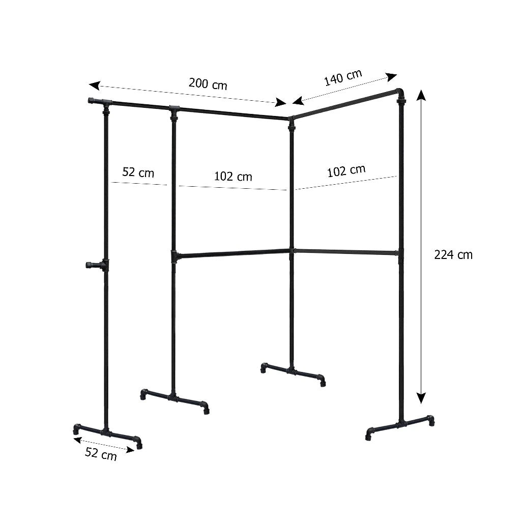 ANDRE Begehbarer Kleiderschrank