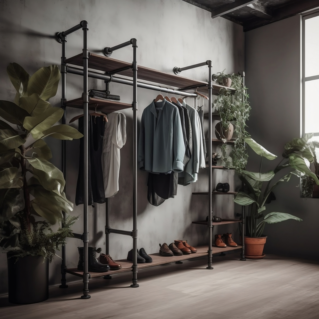 Gestalten Sie Ihre Garderobe individuell: Design-Ideen mit Metallrohrbeschlägen