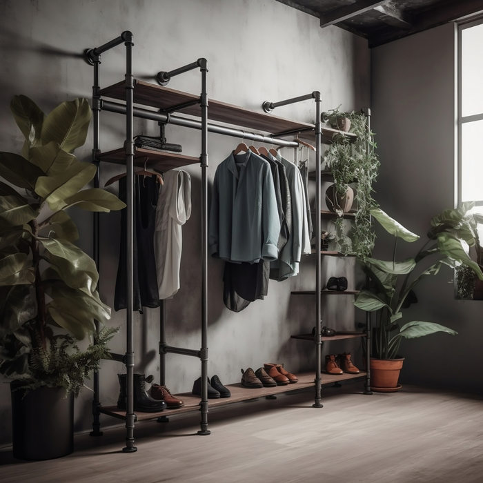 Geef uw garderobe een persoonlijke touch: designideeën met metalen buisfittingen