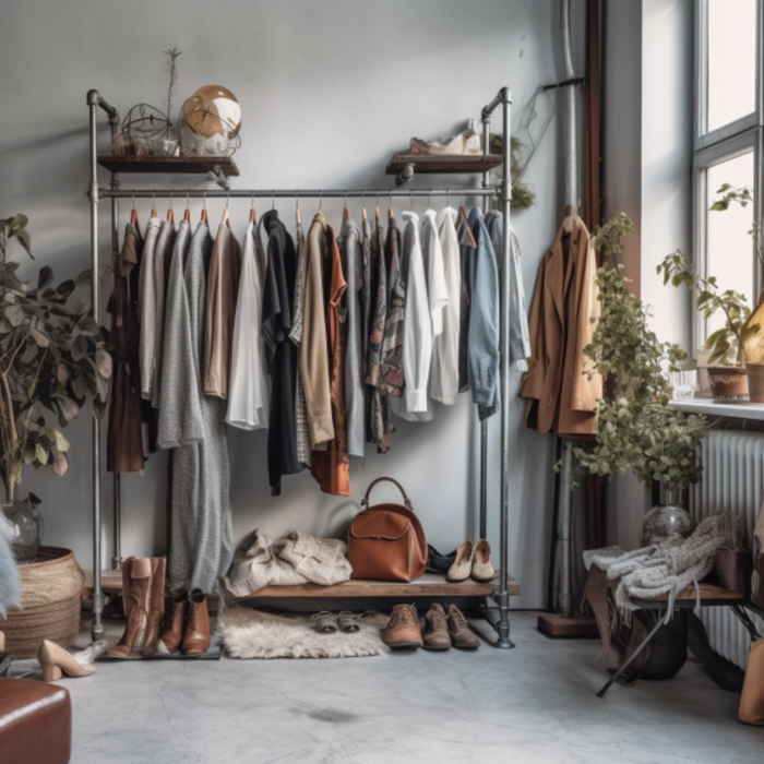 Maximaliseer stijl en functionaliteit met zwarte metalen buiskleerhangers