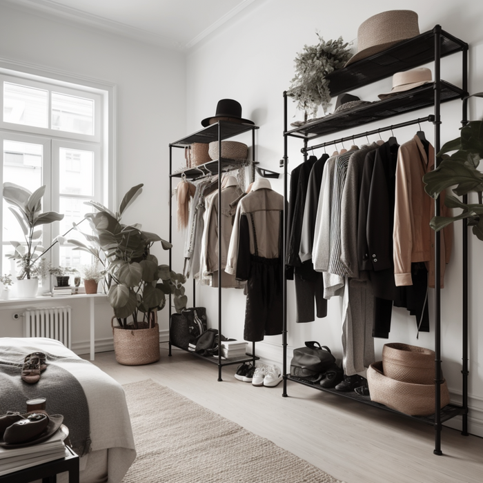 Maak van je garderobe een blikvanger? Heel eenvoudig met onze kledingstangen van metalen buizen!