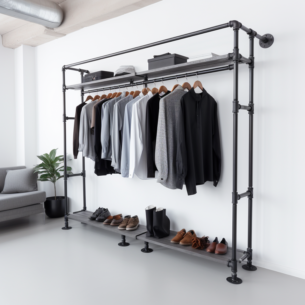 Verwandeln Sie Ihren Kleiderschrank: Verändern Sie Ihre Garderobe mit Metallrohranschlüssen