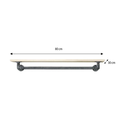 Silly Skizze mit Maßen Breite 80cm und Tiefe 30cm